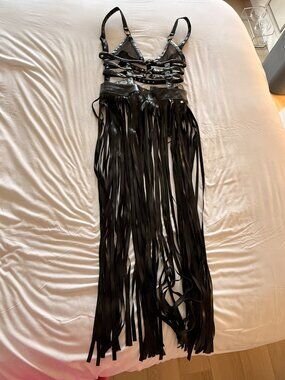 Black Strappy Body Suit